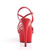 Pleaser - DELIGHT613 Sandaal met enkelband - Rood Product image